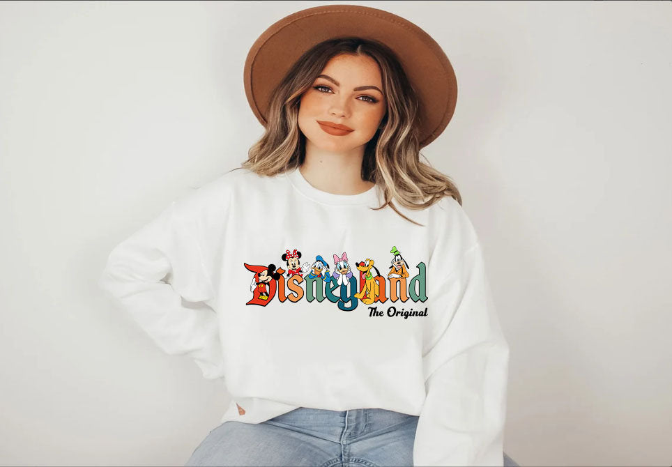 Disneyland The Original Sweatshirt, Mickey Disneyland Shirt,Mickey and Friends Shirt,Disneyland Shirt,Disney Shirt for Women Men