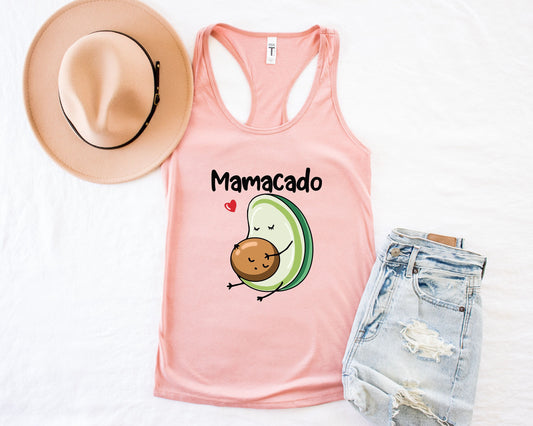 Pregnancy Tank Top, Pregnancy Reveal To Husband, Pregnancy Announcement T, Avocado Pregnant Shirt, Maternity T, Mamacado Pregnant tee