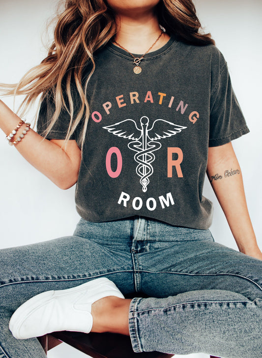 Comfort Colors Operating Room Shirt,Nurse Shirts,Operating Room Nurse Shirt,Nurse Gift,Nurse tshirt,Nurse Life Tee,Nursing School Tshirt