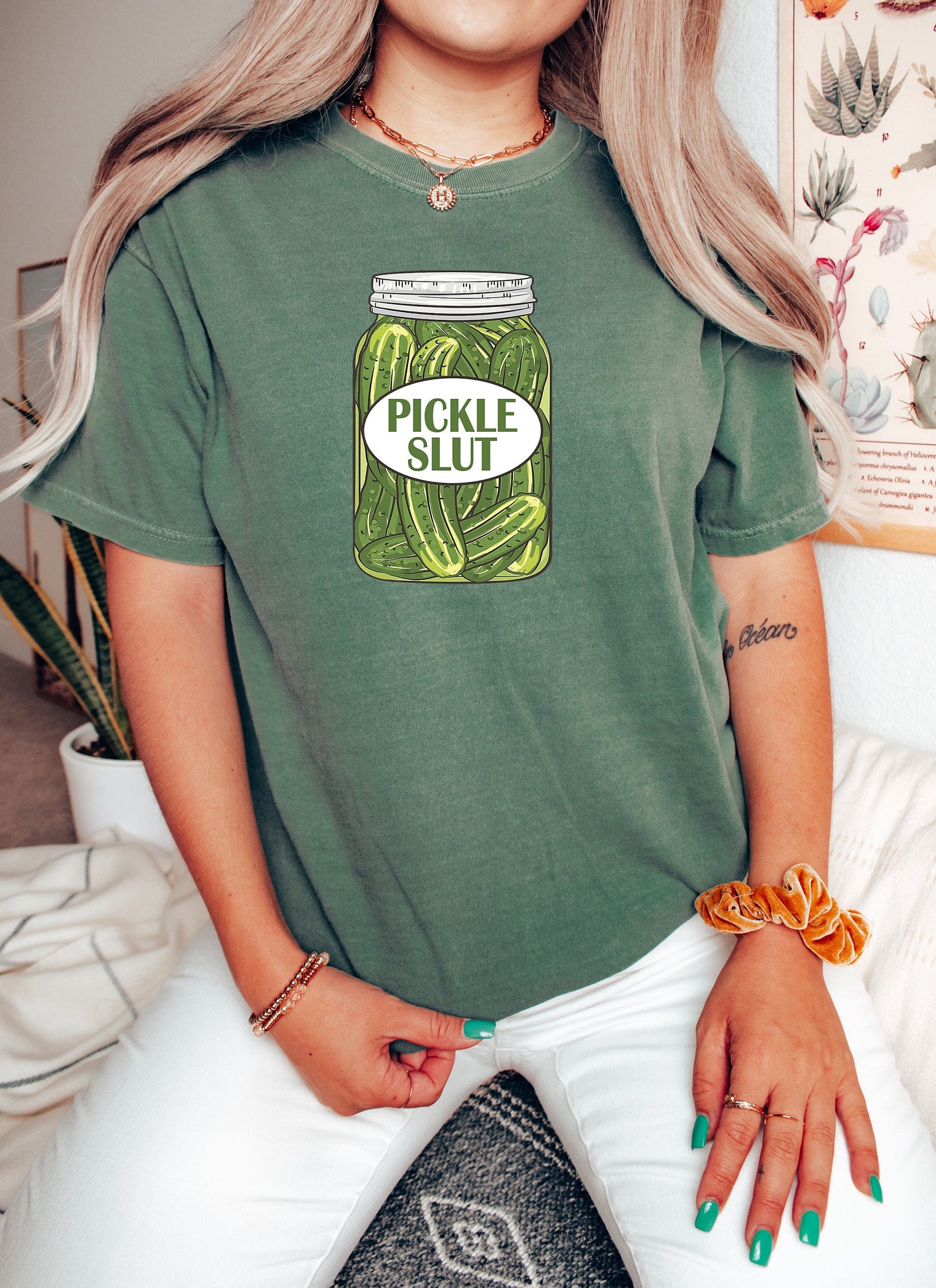 Comfort Colors Pickle Slut Shirt,Canned Pickle Slut Shirt,Pickle Slut Sweatshirt,Pickle Gift,Funny Humor Pickle Shirt,Pickle Tee Funny Shirt