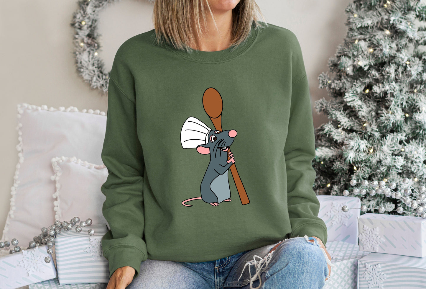 Disney Ratatouille Sweatshirt,Remy Shirt,Little Chef Shirt,Mouse Chef Shirt,Ratatouille Shirt,Anyone Can Cook,Food and Wine Sweatshir