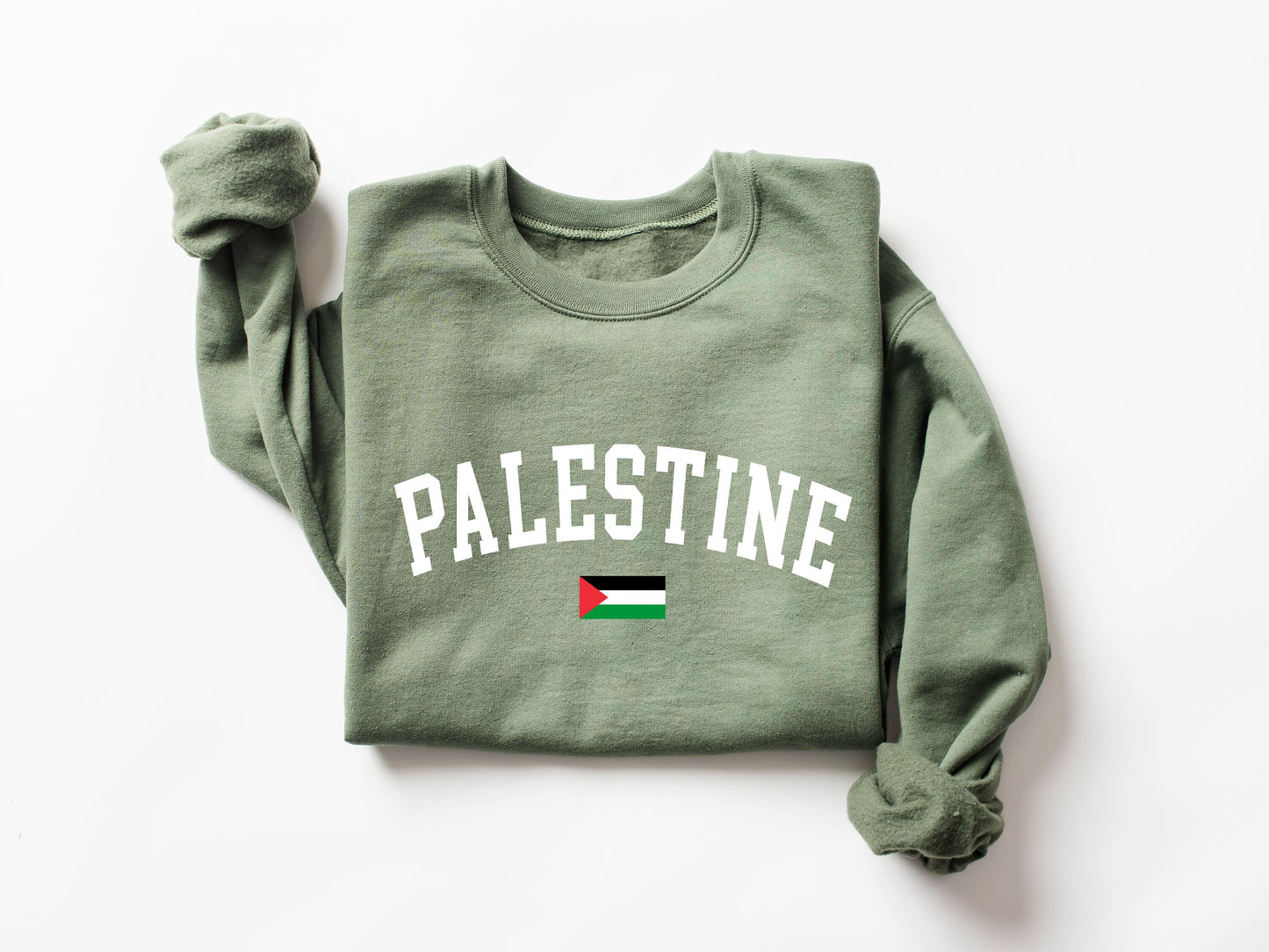 Palestine Sweatshirt, Free Palestine Sweater, Palestine Flag Crewneck, Stand With Palestine Shirt, Gaza Freedom, Support Palestine