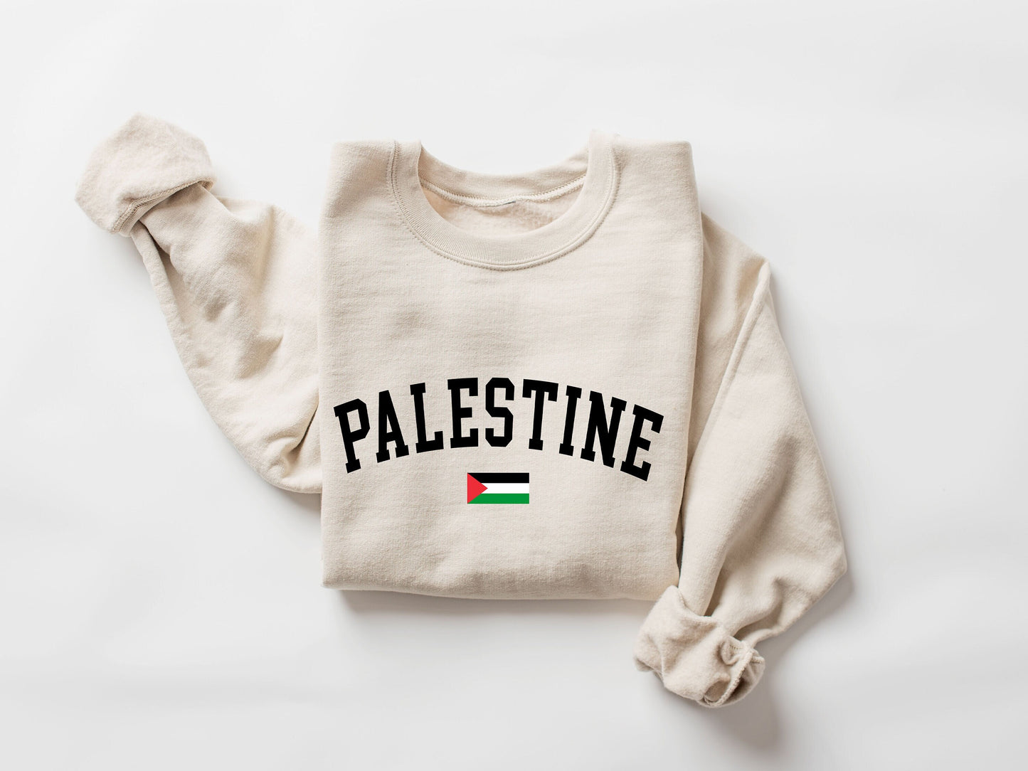 Palestine Sweatshirt, Free Palestine Sweater, Palestine Flag Crewneck, Stand With Palestine Shirt, Gaza Freedom, Support Palestine