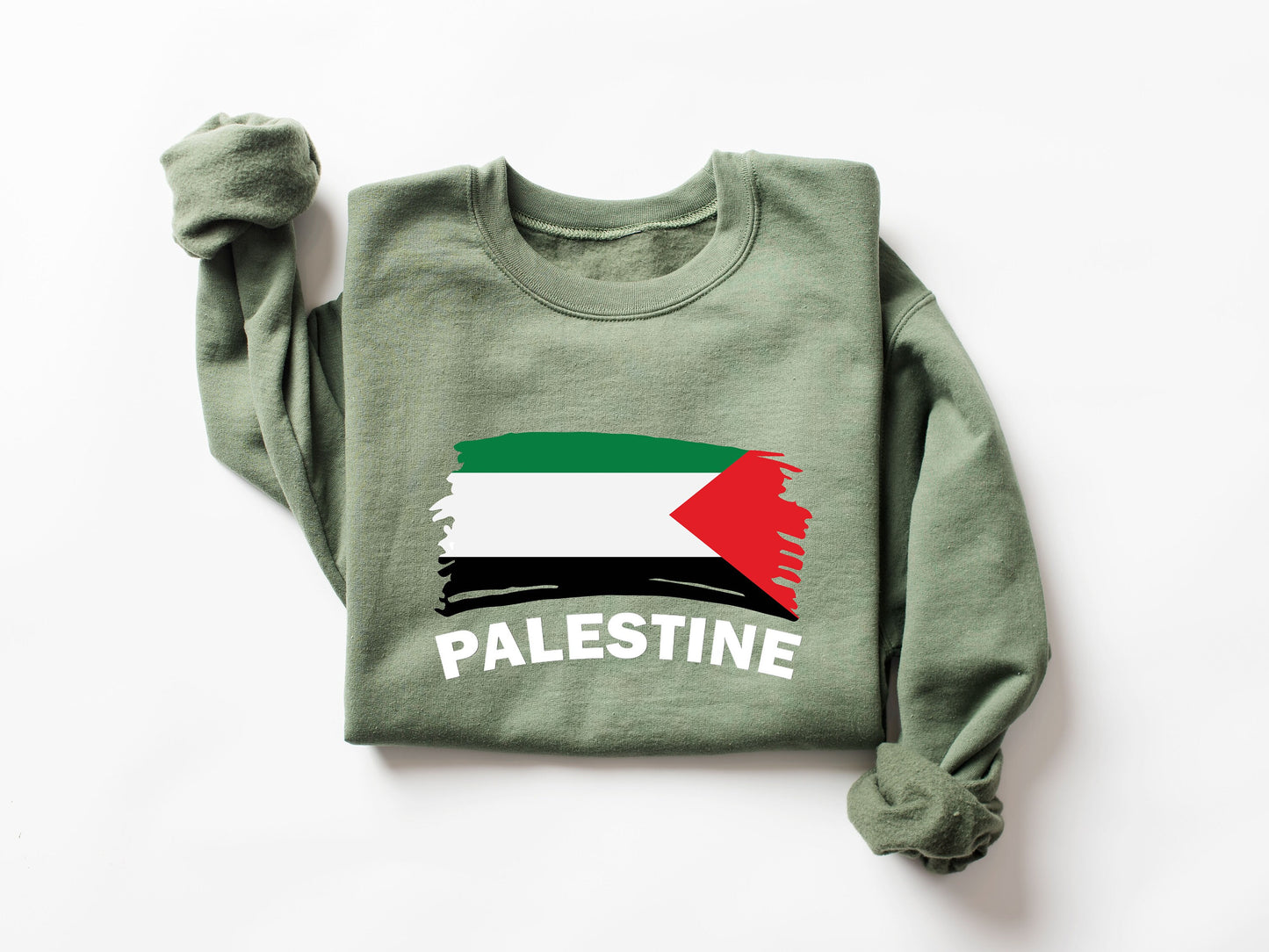 Palestine Flag Sweatshirt, Free Palestine Sweater, Palestine Flag Crewneck, Stand With Palestine Shirt, Palestinian Shirt