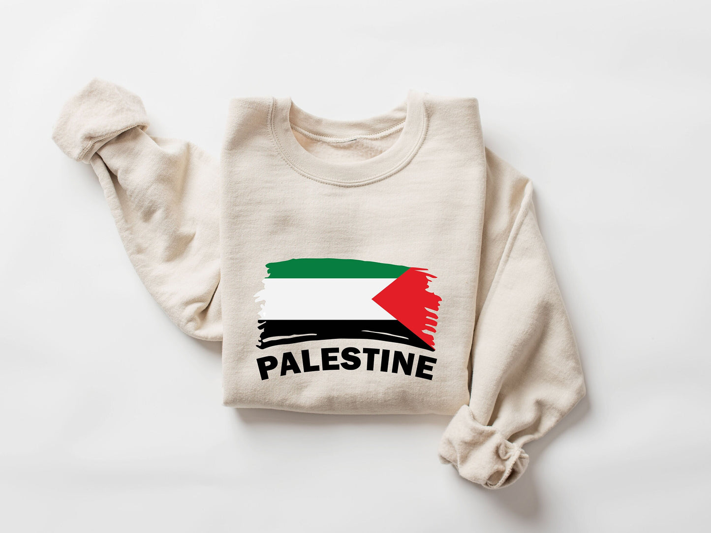 Palestine Flag Sweatshirt, Free Palestine Sweater, Palestine Flag Crewneck, Stand With Palestine Shirt, Palestinian Shirt