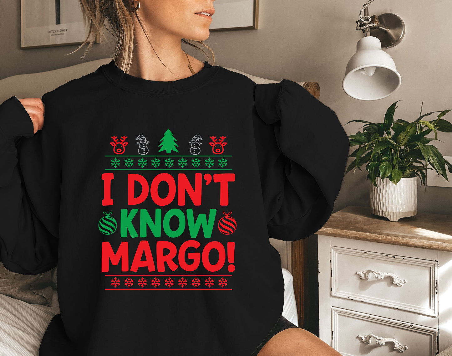 Christmas Vacation Todd And Margo Sweatshirt,Why's The Carpet Wet Todd,I Don't Know Margo,Couple Christmas Shirts,Matching Christmas Shirts,