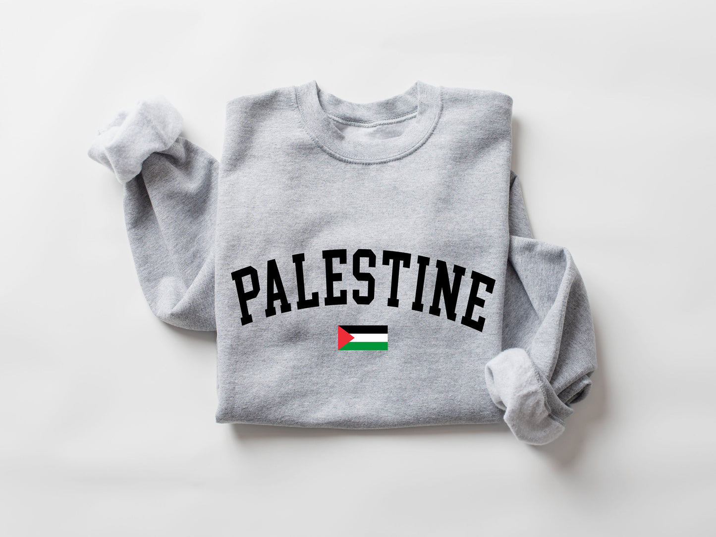 Palestine Sweatshirt, Free Palestine Sweater, Palestine Flag Crewneck, Stand With Palestine Shirt, Gaza Freedom, Support Palestine