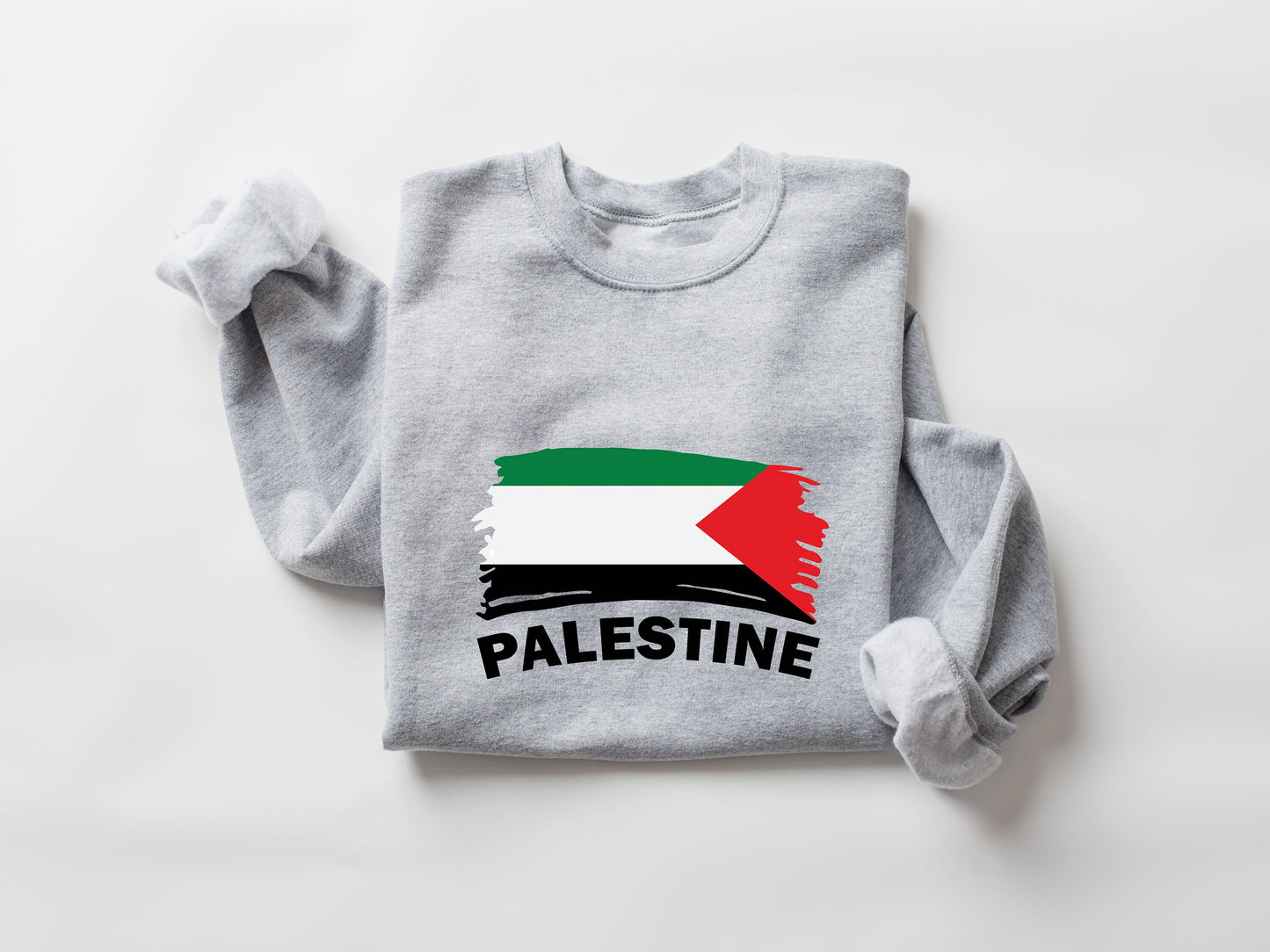 Palestine Flag Sweatshirt, Free Palestine Sweater, Palestine Flag Crewneck, Stand With Palestine Shirt, Palestinian Shirt