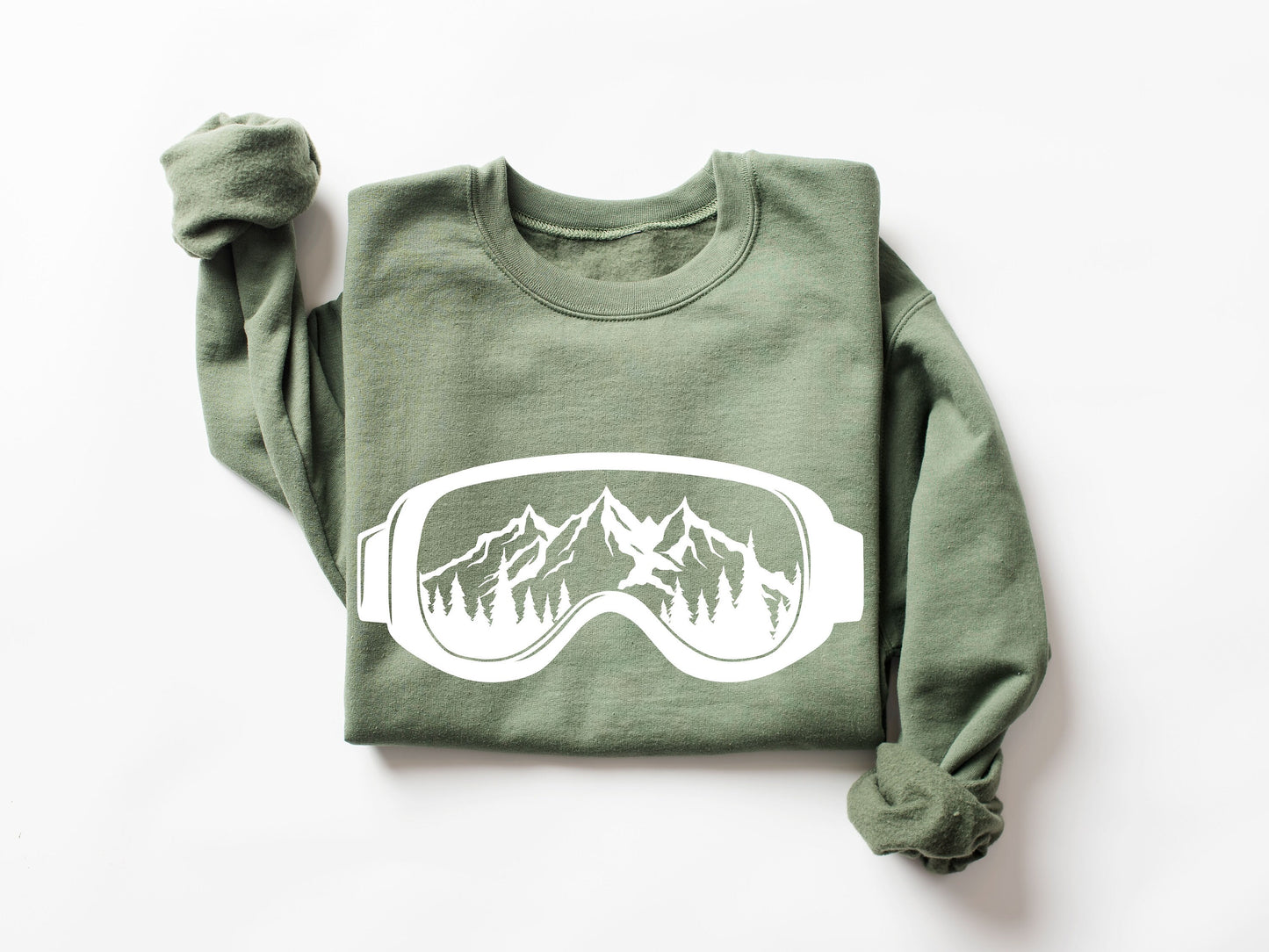 Snow Glasses Sweatshırt,Christmas Sweatshirt,Snowboarding Shirt,Ski Vacation Shirt,Family Shirt,Holiday Sweatshirt,Mountains Sweatshirt,Xmas